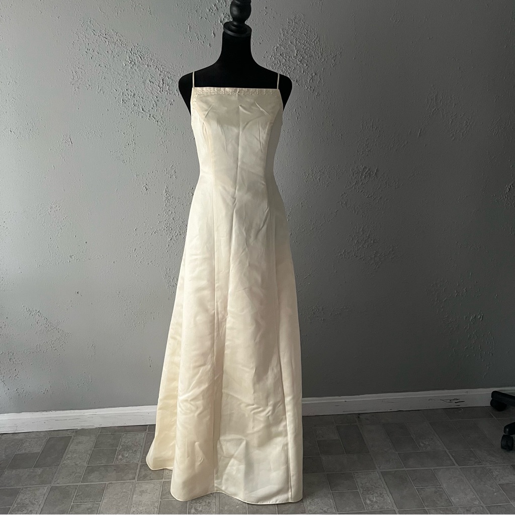 Vintage Michelangelo Cream Ballgown Dress
